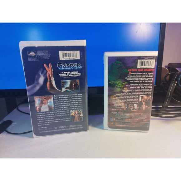Casper & Casper: A Spirited Beginning - Lot of 2 VHS - Picture 2 of 7